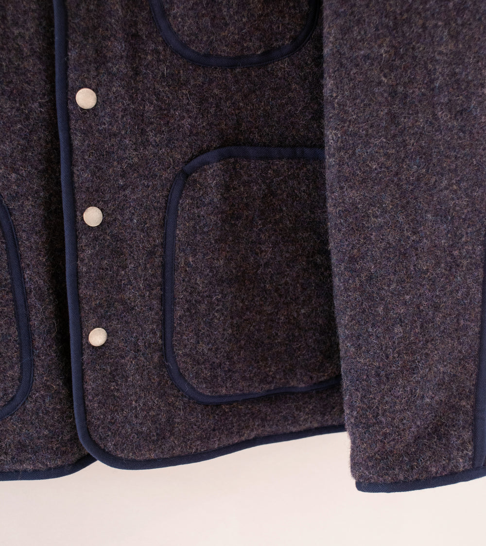 Taiga Takahashi 'Lot. 323 Quilt Lining Blanket Jacket' (Navy)