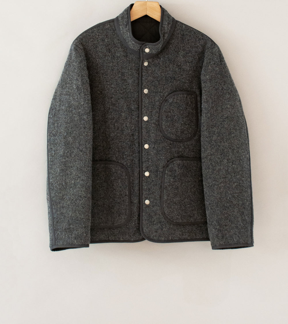 Taiga Takahashi 'Lot. 323 Quilt Lining Blanket Jacket' (Gray)