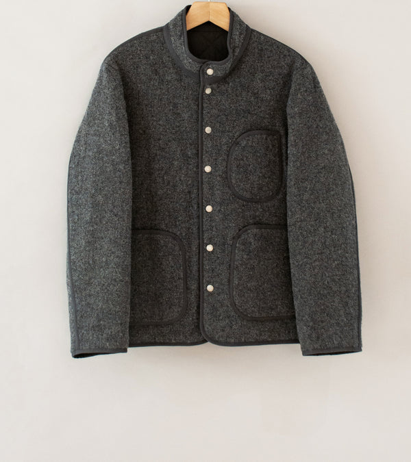 Taiga Takahashi 'Lot. 323 Quilt Lining Blanket Jacket' (Gray)