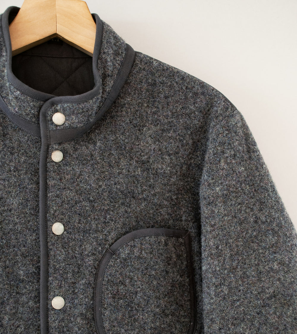 Taiga Takahashi 'Lot. 323 Quilt Lining Blanket Jacket' (Gray)