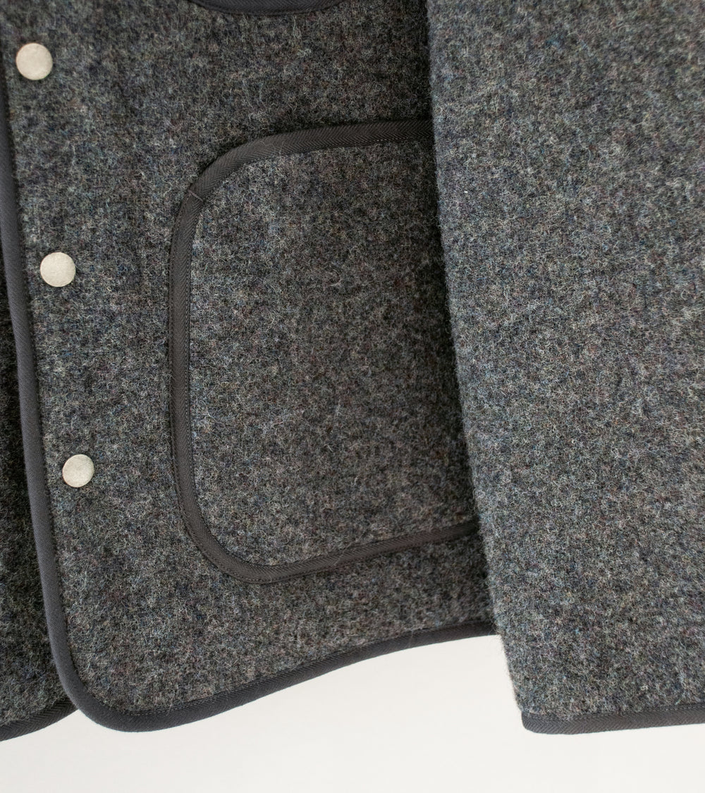 Taiga Takahashi 'Lot. 323 Quilt Lining Blanket Jacket' (Gray)