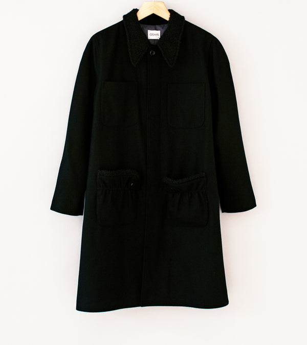 Oshin 'The General Coat' (Black Wool)