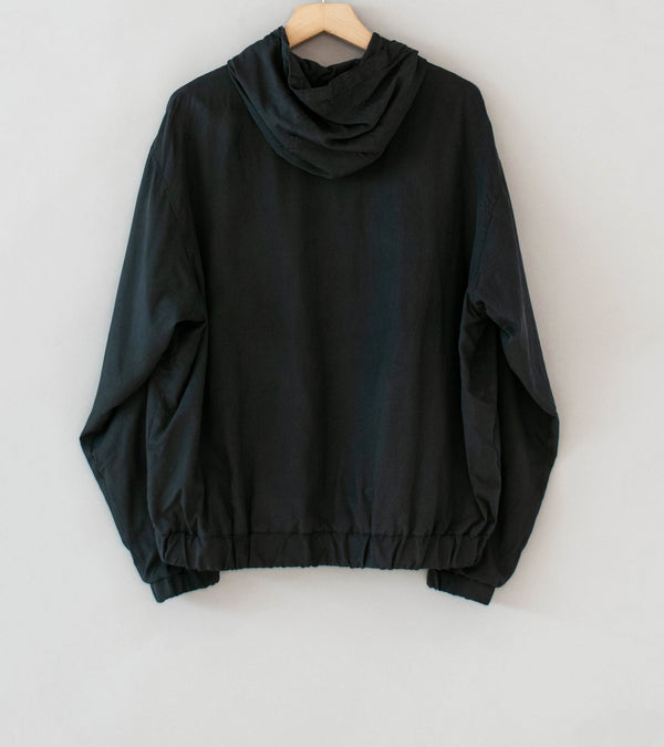 Lady White Co 'Kaptain Sunshine Silk Zip Jacket' (Faded Black)