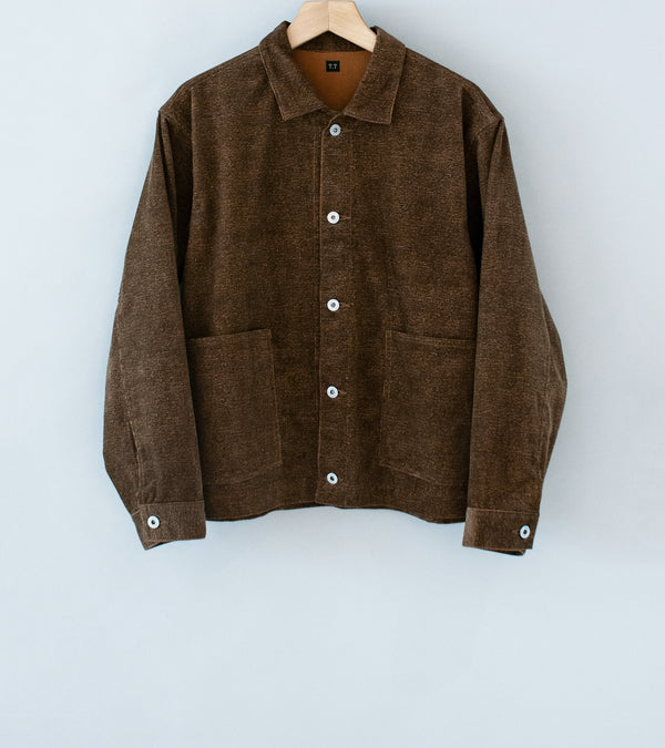 Taiga Takahashi 'Lot. 303 Coverall Jacket' (Melange Brown)