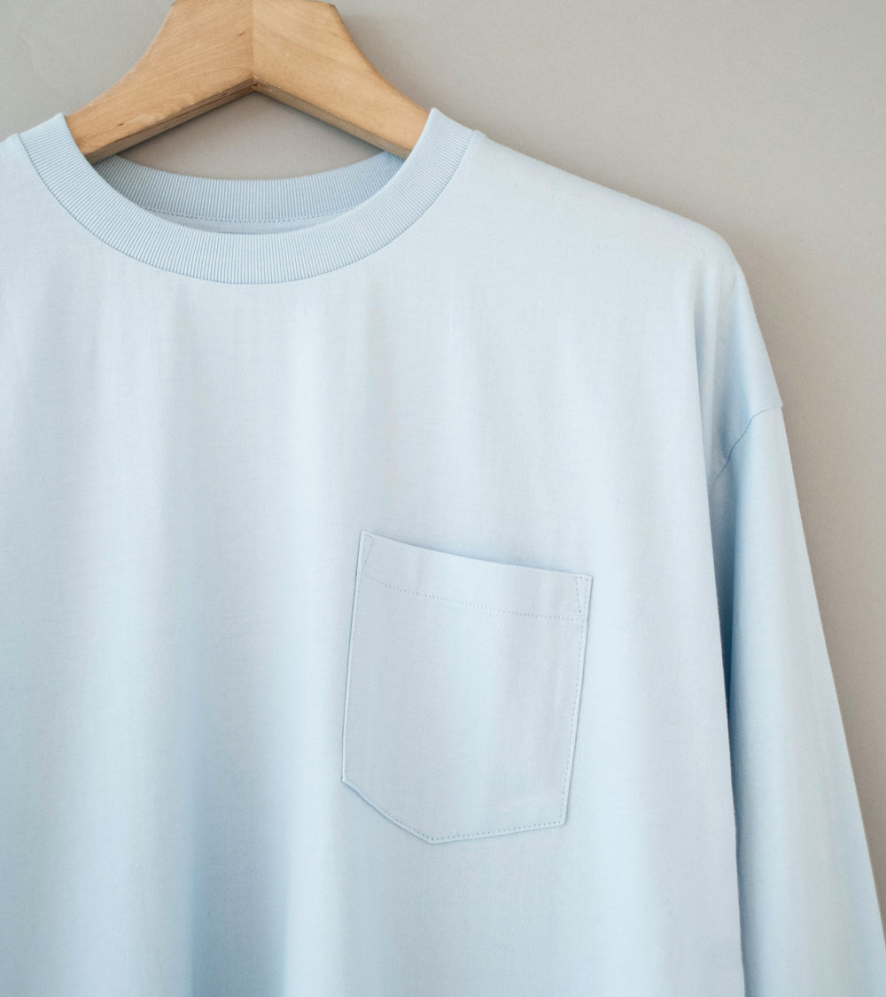 Lady White Co 'Kaptain Sunshine L/S Stripe T-Shirt' (Baby Blue)
