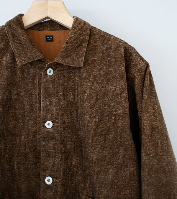 Taiga Takahashi 'Lot. 303 Coverall Jacket' (Melange Brown)