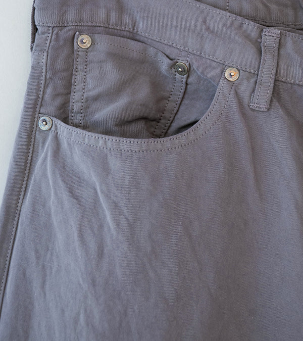 Lady White Co 'Kaptain Sunshine Cotton Linen Pant' (Dust Grey)