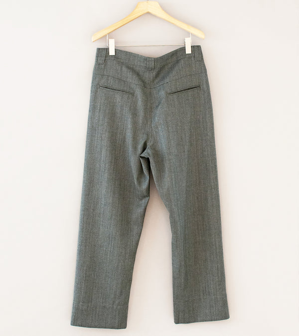 Margaret Howell 'MHL Firemans Trouser' (Charcoal Wool Cotton Drill