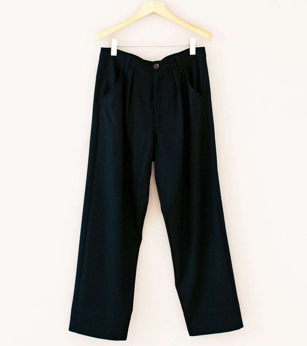 Oshin 'The JR Trouser' (Navy Cotton Twill)