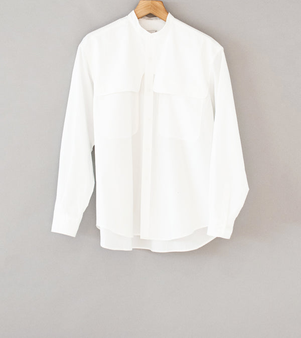 Oshin 'The Bronson Shirt' (White Cotton Poplin)