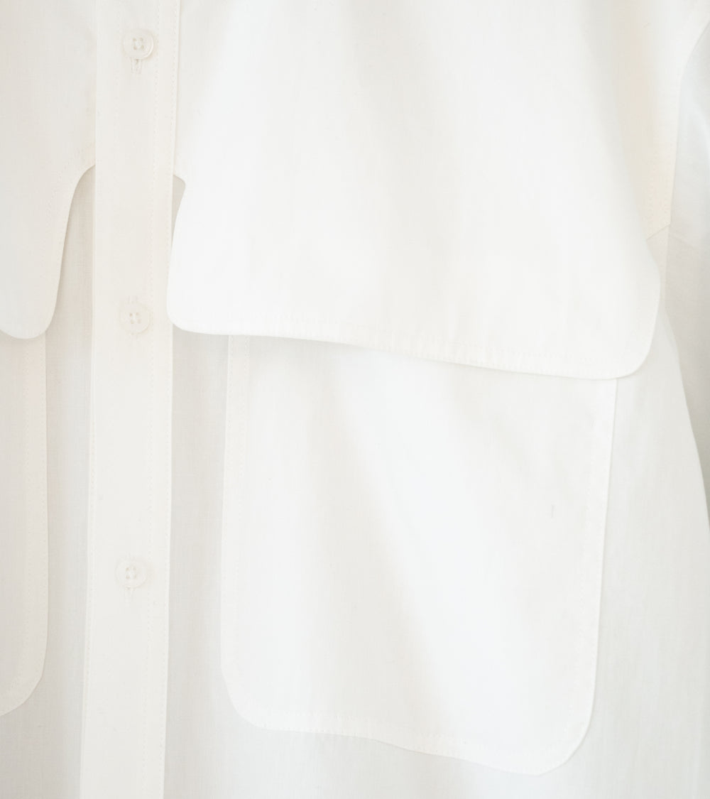 Oshin 'The Bronson Shirt' (White Cotton Poplin)