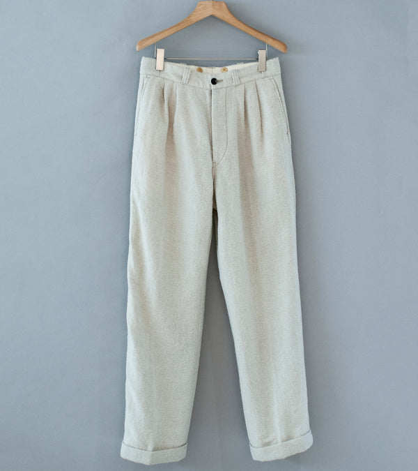 Taiga Takahashi 'Lot. 201 Work Trousers' (Ivory)