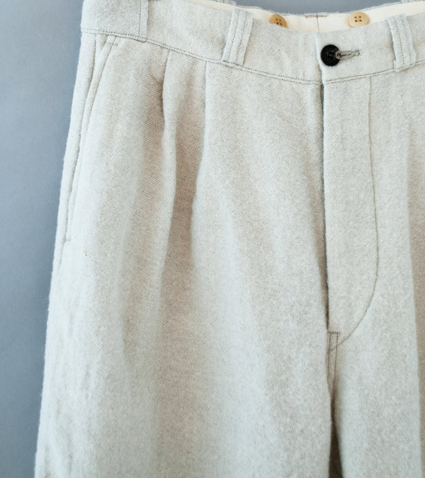 Taiga Takahashi 'Lot. 201 Work Trousers' (Ivory)