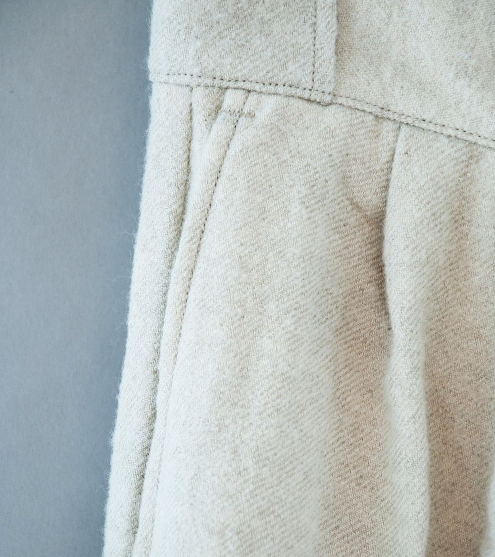 Taiga Takahashi 'Lot. 201 Work Trousers' (Ivory)