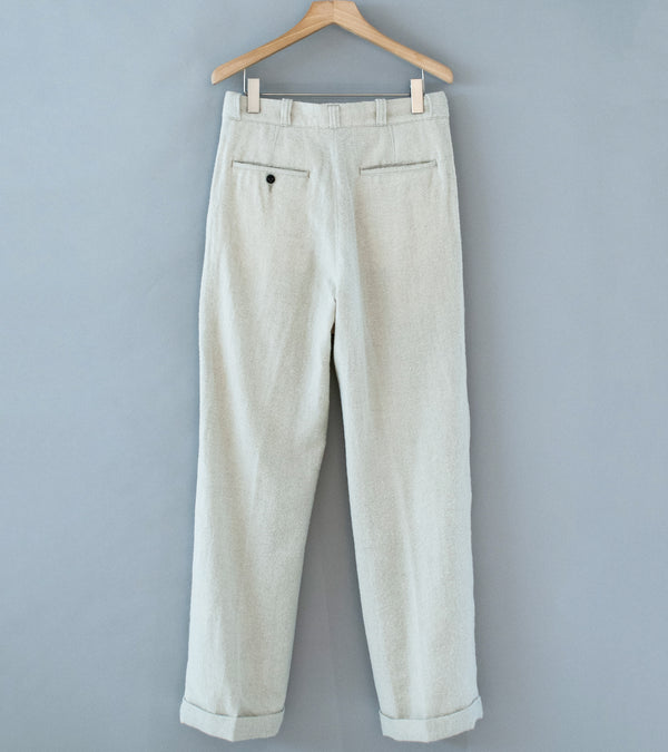 Taiga Takahashi 'Lot. 201 Work Trousers' (Ivory)