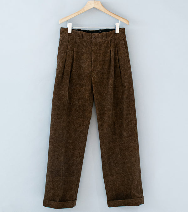 Taiga Takahashi 'Lot. 201 Work Trousers' (Melange Brown)