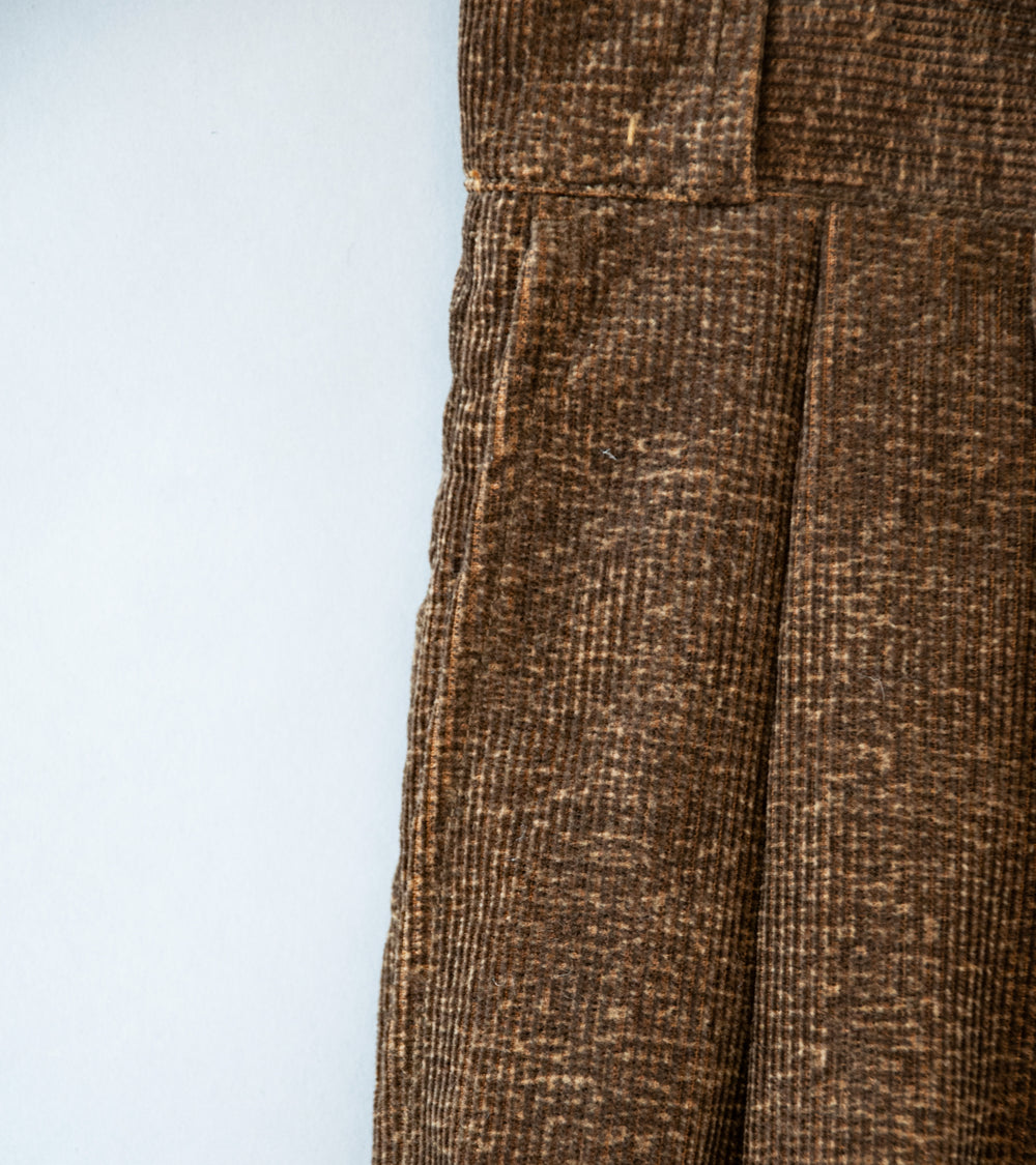 Taiga Takahashi 'Lot. 201 Work Trousers' (Melange Brown)
