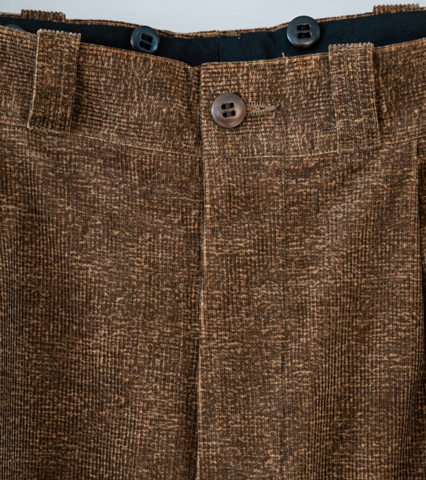 Taiga Takahashi 'Lot. 201 Work Trousers' (Melange Brown)