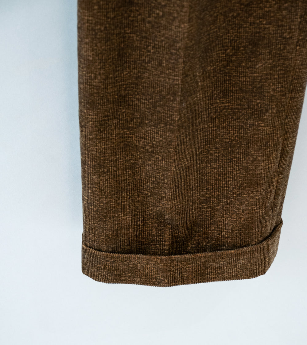 Taiga Takahashi 'Lot. 201 Work Trousers' (Melange Brown)