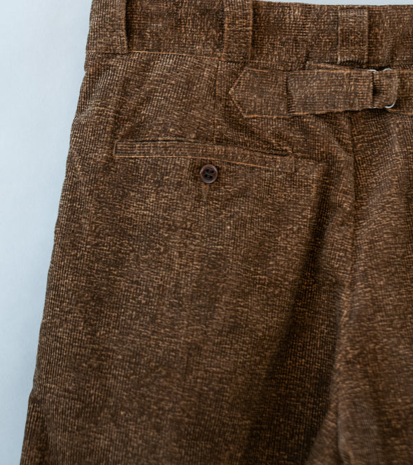 Taiga Takahashi 'Lot. 201 Work Trousers' (Melange Brown)
