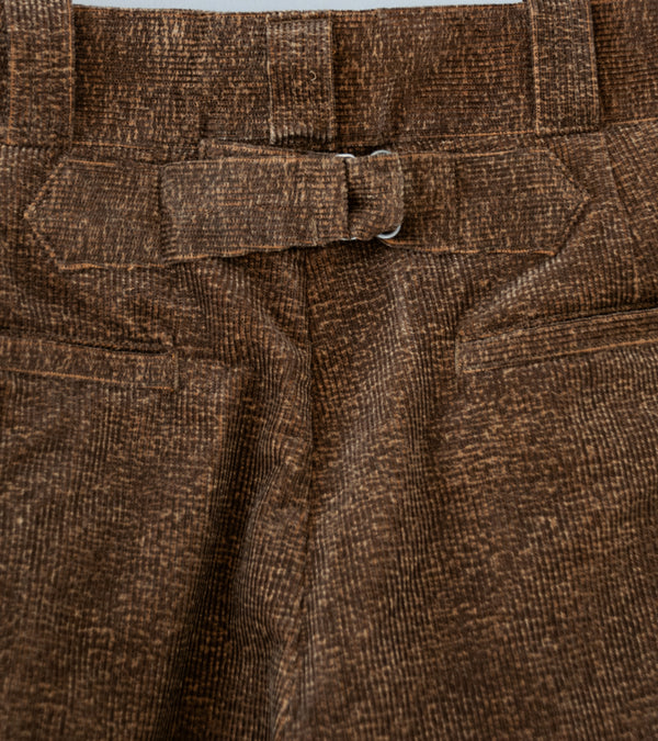 Taiga Takahashi 'Lot. 201 Work Trousers' (Melange Brown)