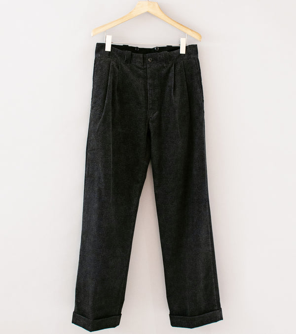 Taiga Takahashi 'Lot. 201 Work Trousers' (Melange Charcoal)