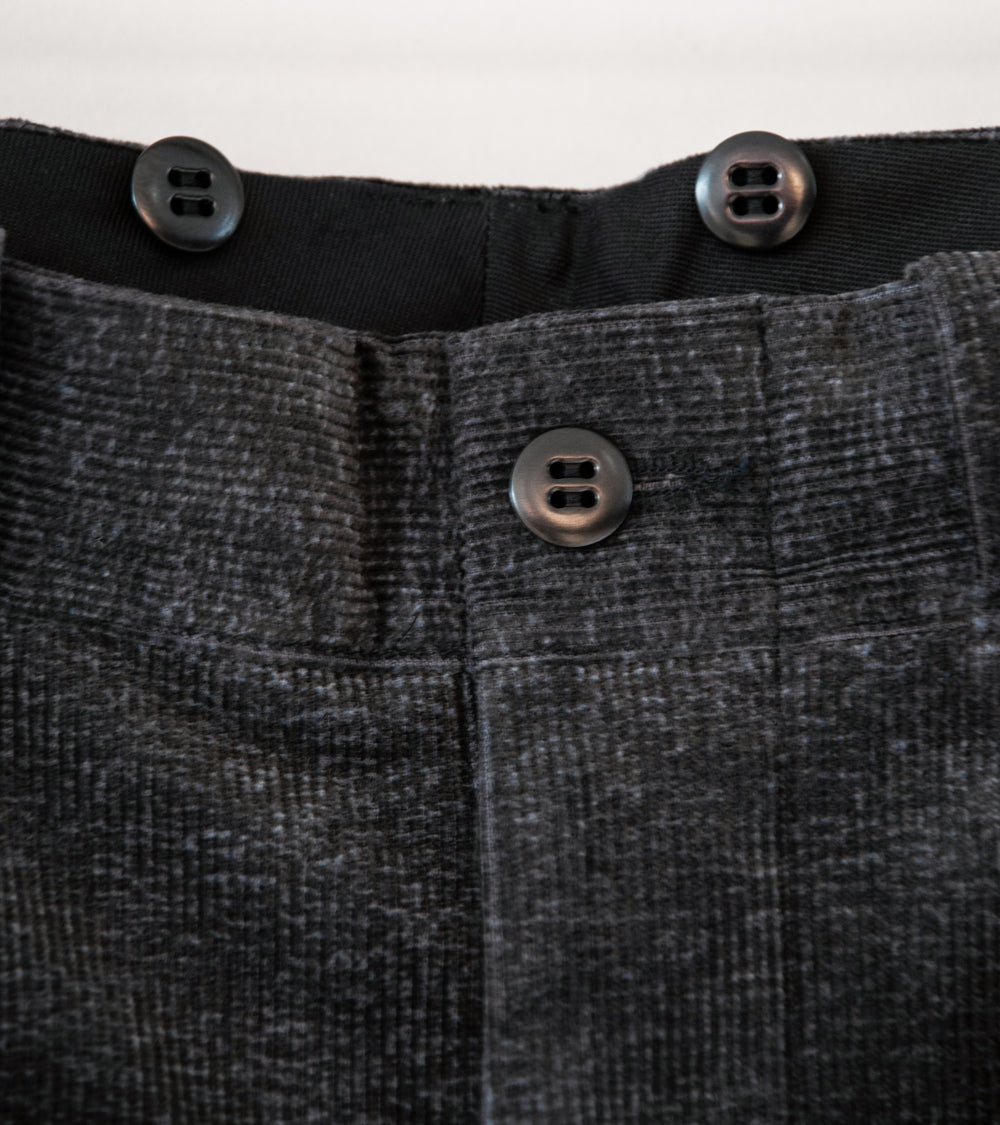 Taiga Takahashi 'Lot. 201 Work Trousers' (Melange Charcoal)