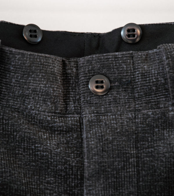 Taiga Takahashi 'Lot. 201 Work Trousers' (Melange Charcoal)