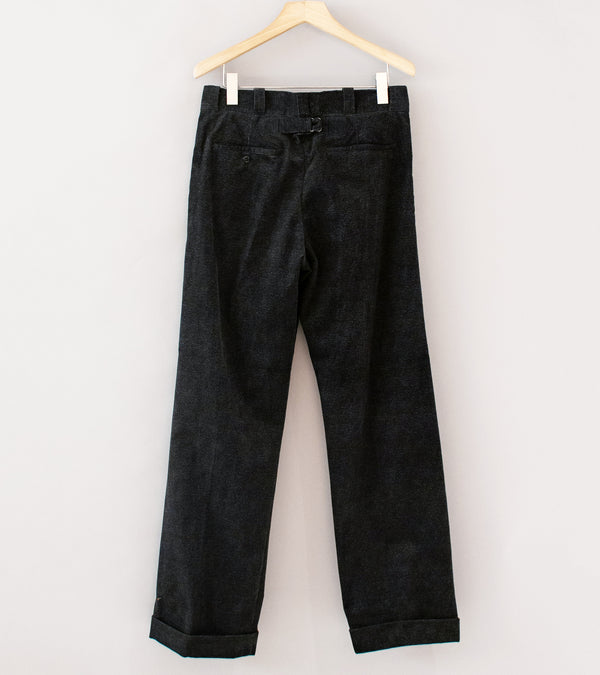 Taiga Takahashi 'Lot. 201 Work Trousers' (Melange Charcoal)