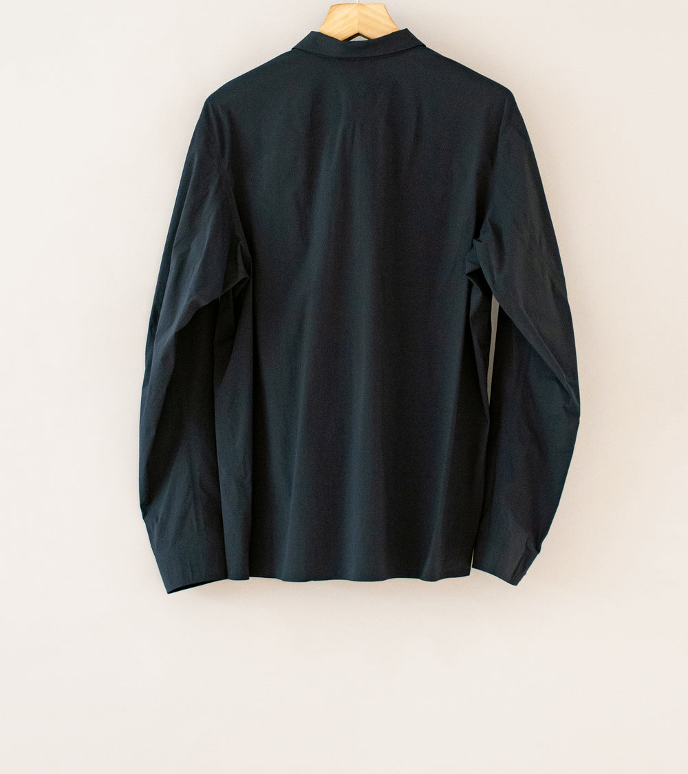 Veilance 'Metry LS Shirt' (Black Sapphire)