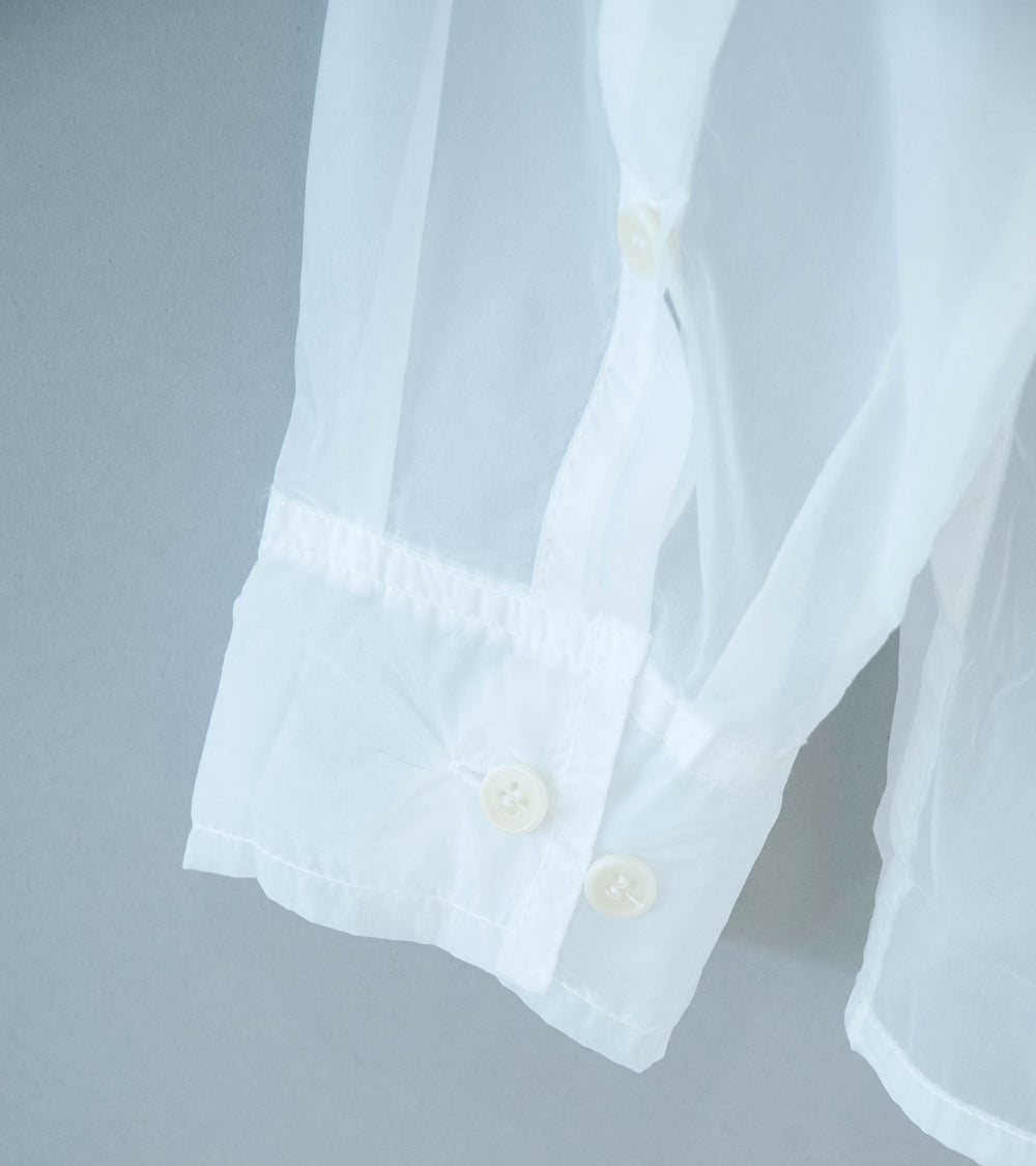 LII 'Sheer Long Sleeve Shirt' (White)