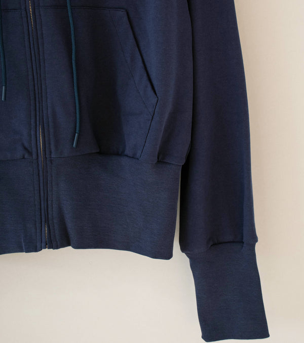 LII 'Wide Band Zip Hoodie' (Navy)