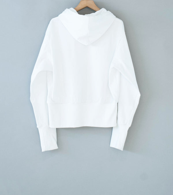 LII 'Wide Band Zip Hoodie' (White)