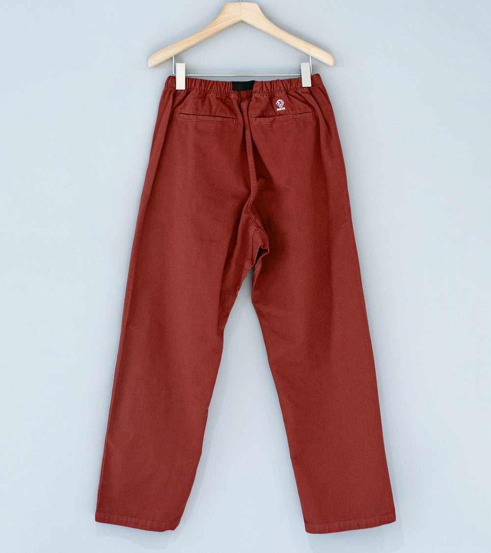 Dancer 'Belted Simple Pant' (Brick Red)