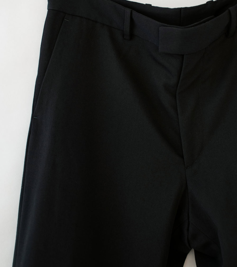 Meta Campania 'Gilles Straight Leg Formal Trousers' (Black Tropical Wool Twill)