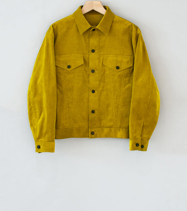 Cale '14W Organic Cotton Corduroy Jacket' (Green)