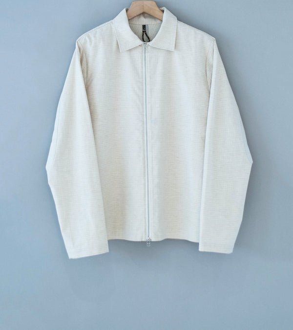 GILDA 'Jacket #1' (Oatmeal Cotton Hemp Ripstop)