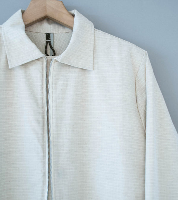 GILDA 'Jacket #1' (Oatmeal Cotton Hemp Ripstop)