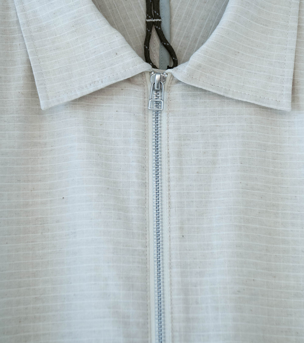 GILDA 'Jacket #1' (Oatmeal Cotton Hemp Ripstop)