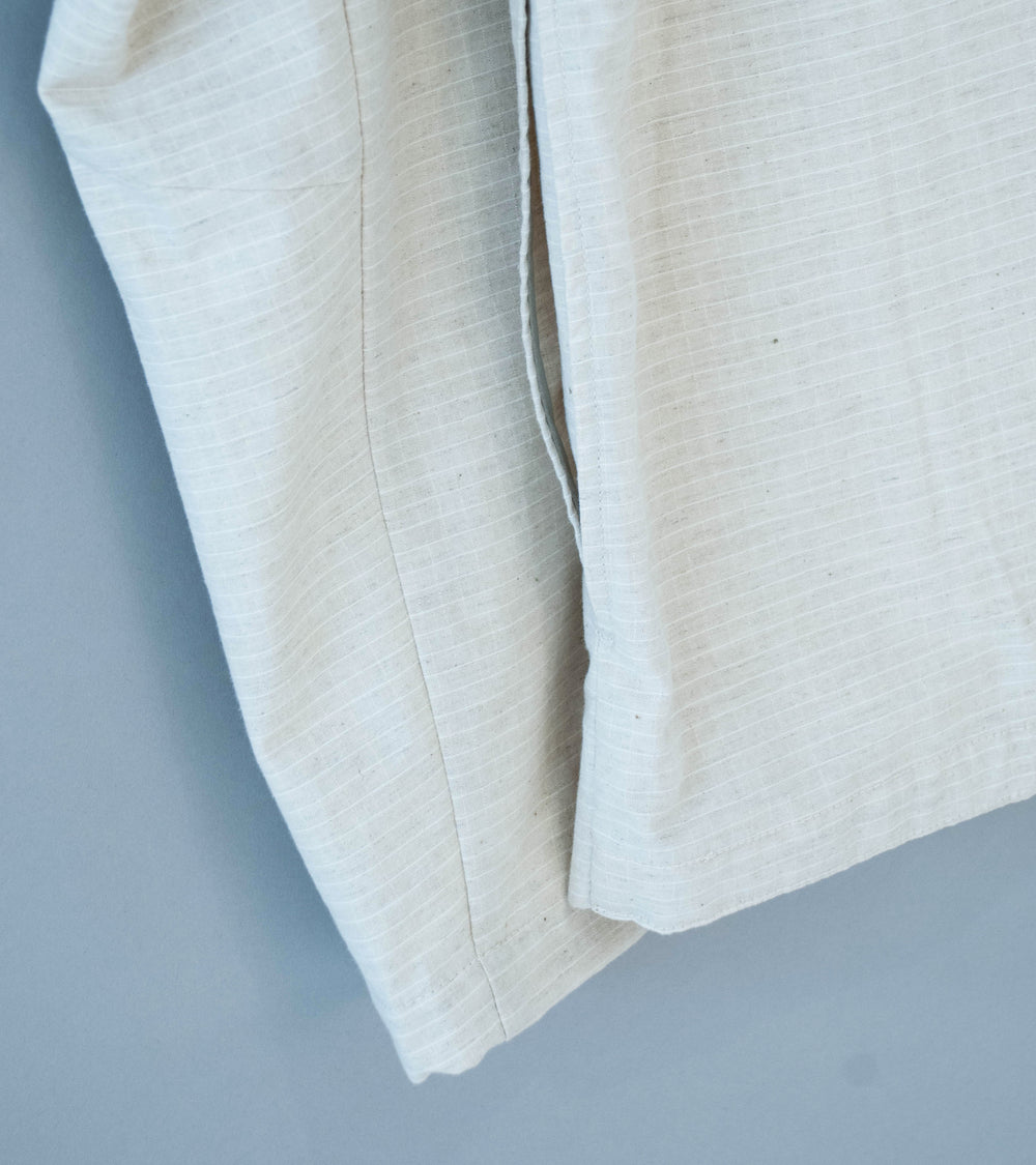 GILDA 'Jacket #1' (Oatmeal Cotton Hemp Ripstop)