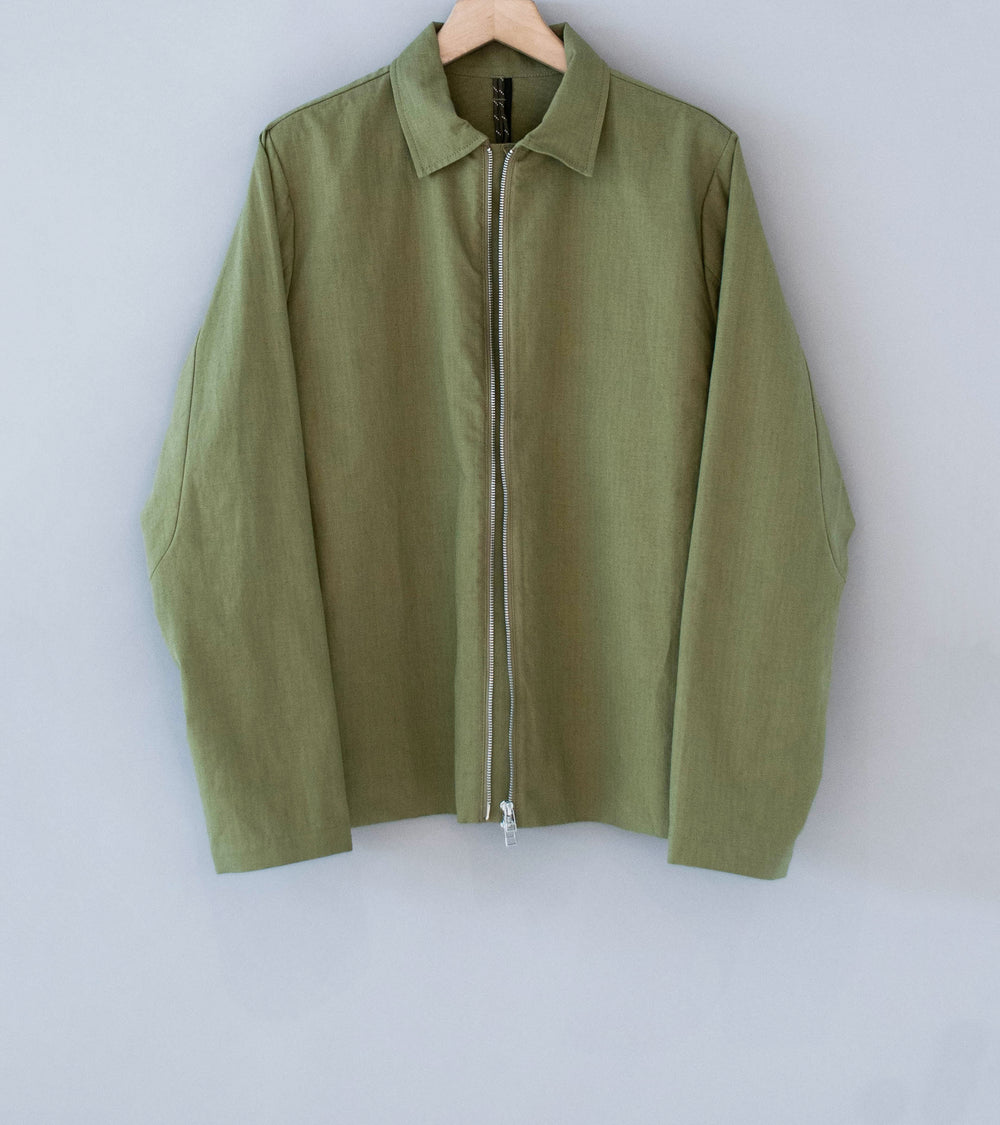 GILDA 'Jacket #1' (Olive Cotton Hemp Ripstop)