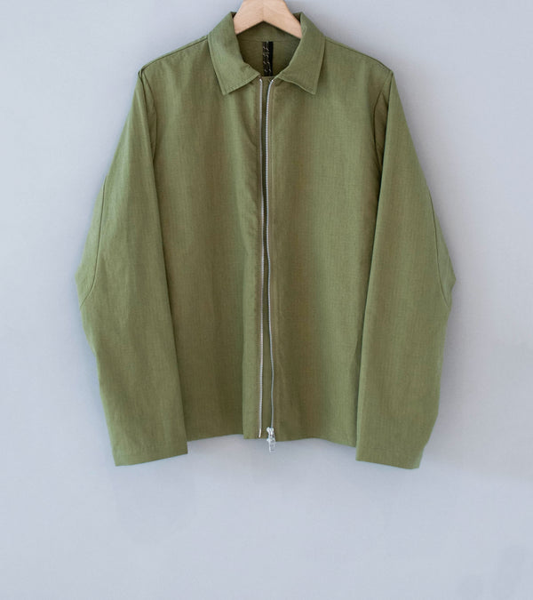 GILDA 'Jacket #1' (Olive Cotton Hemp Ripstop)