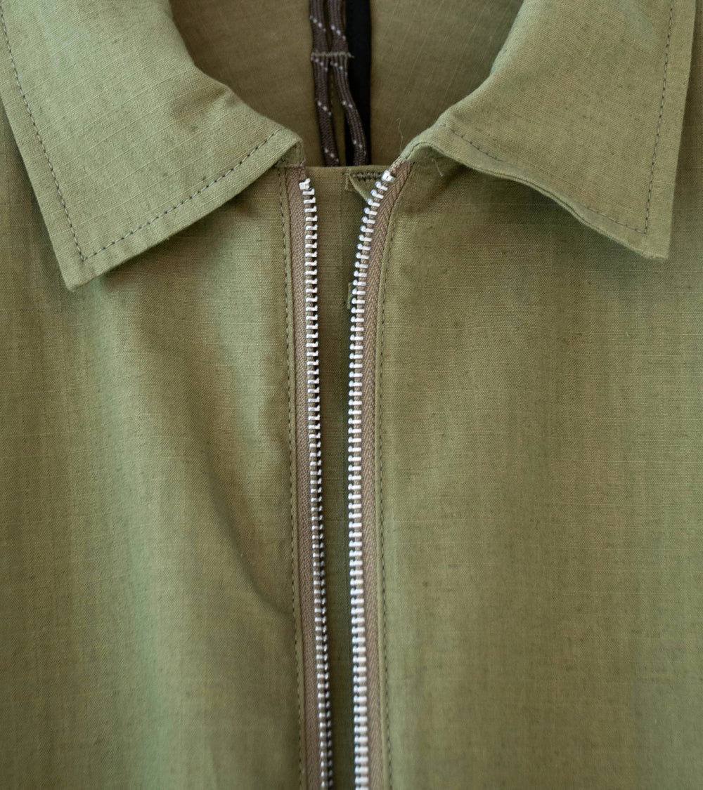 GILDA 'Jacket #1' (Olive Cotton Hemp Ripstop)