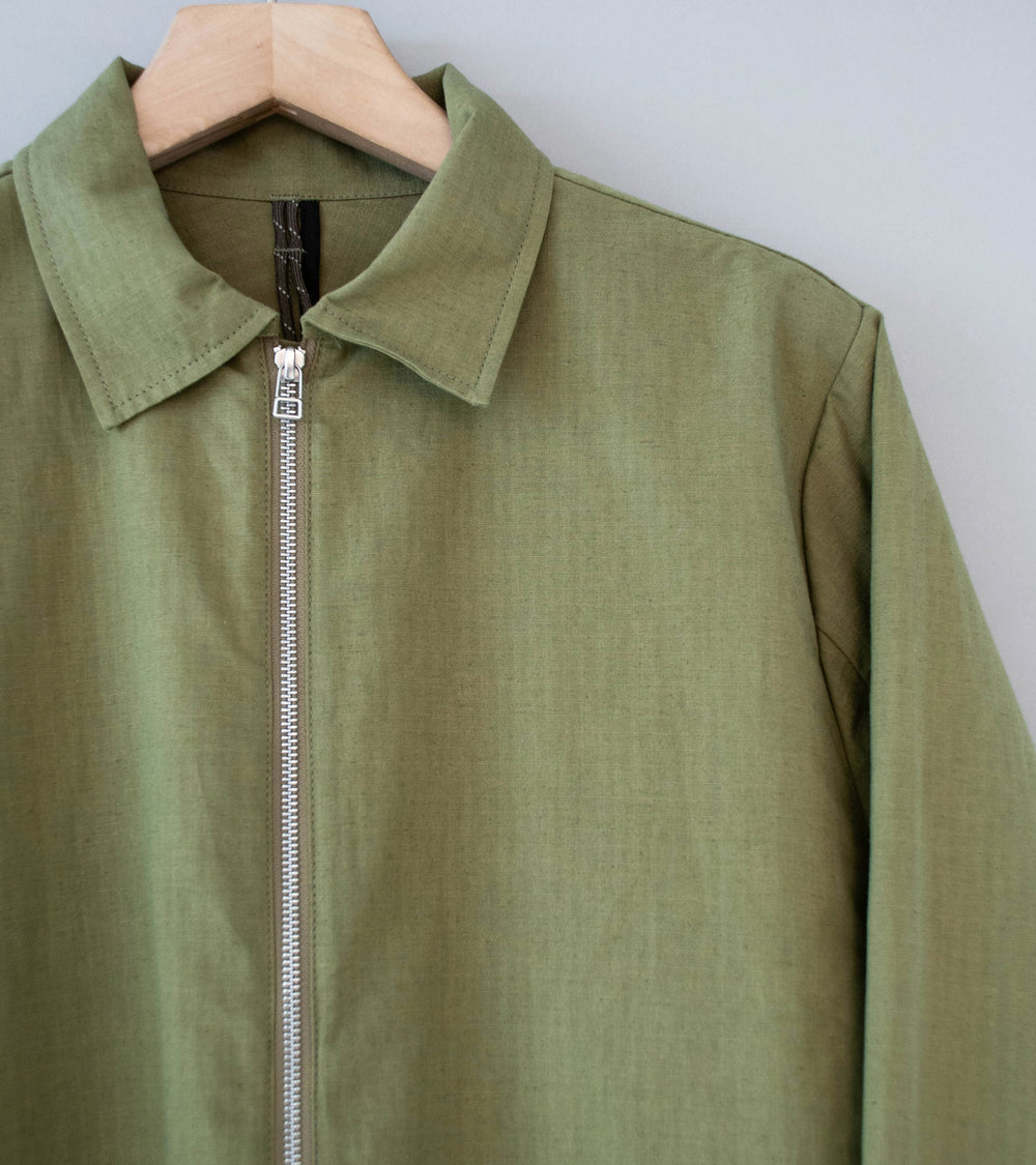 GILDA 'Jacket #1' (Olive Cotton Hemp Ripstop)