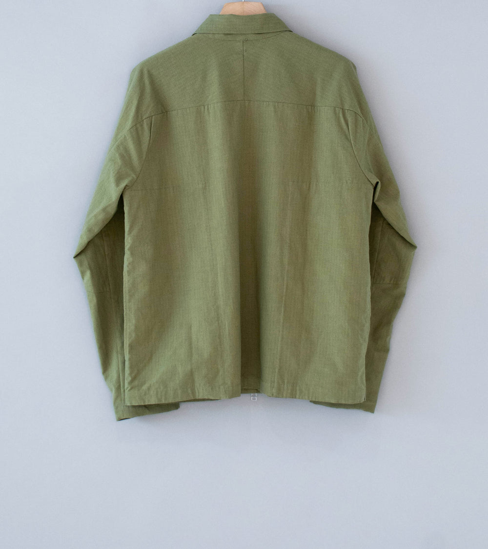 GILDA 'Jacket #1' (Olive Cotton Hemp Ripstop)