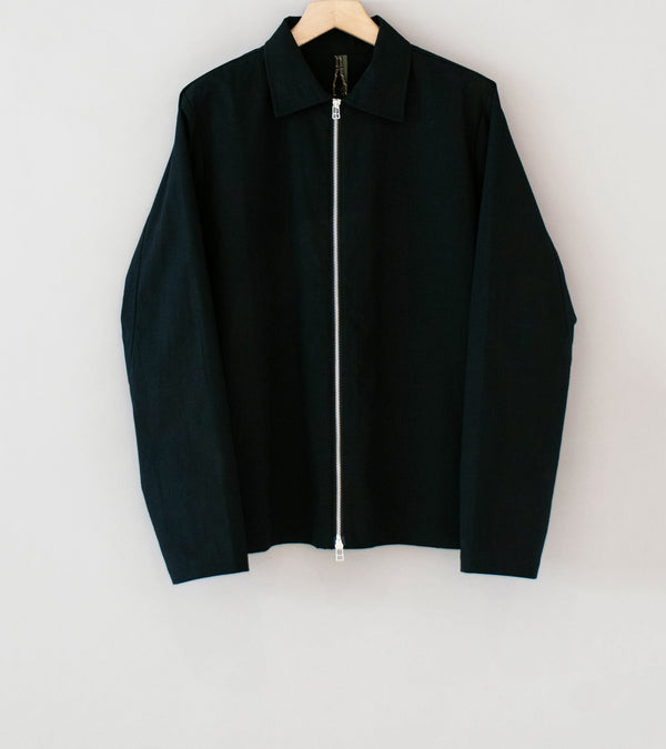 GILDA 'Jacket #1' (Black Cotton Hemp Ripstop)