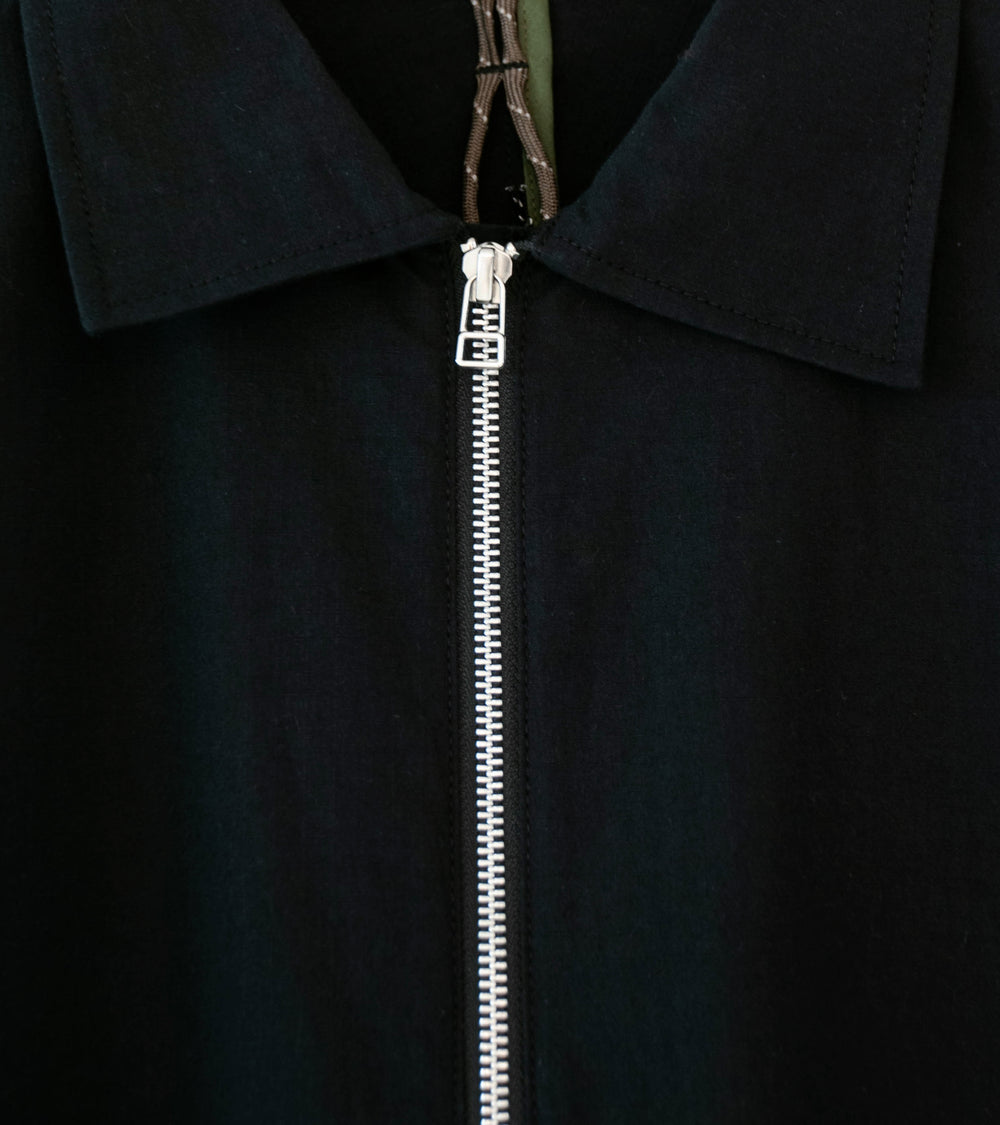 GILDA 'Jacket #1' (Black Cotton Hemp Ripstop)