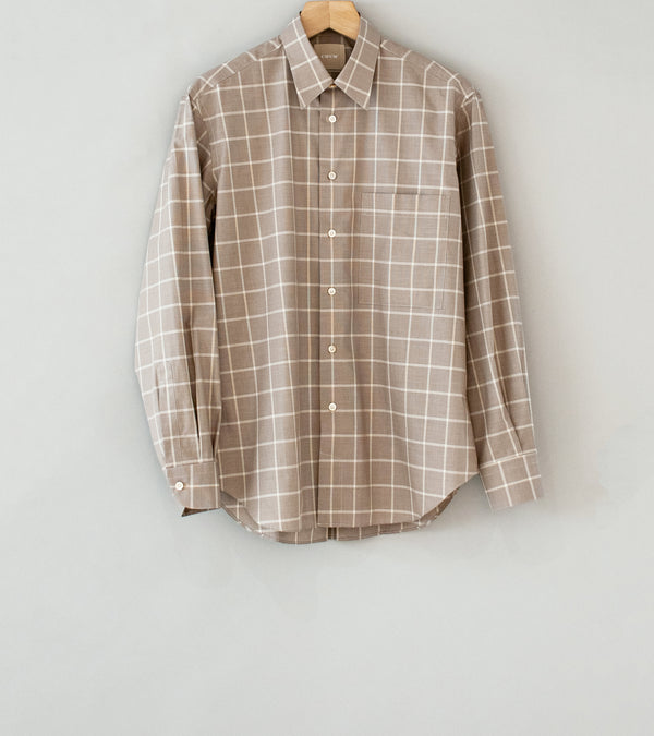 C'H'C'M' 'Regular Collar Shirt' (Brown Check)