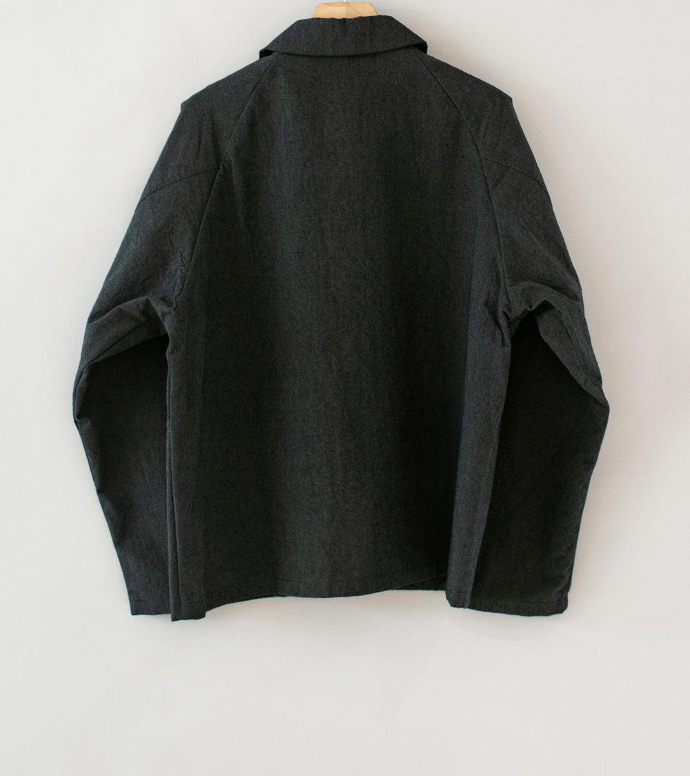 MAN-TLE 'R19 S3 Boat Shirt' (Granite Wool)