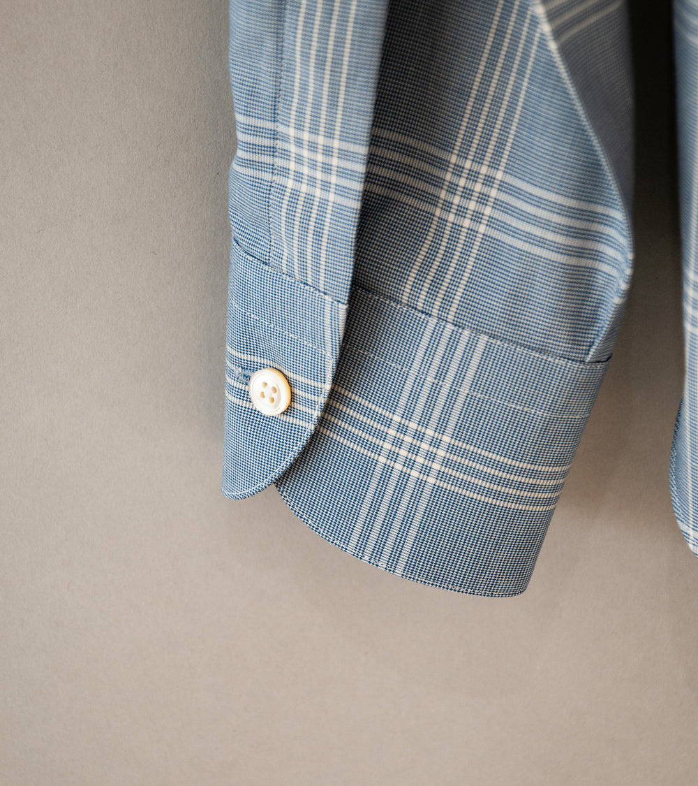 C'H'C'M' 'Regular Collar Shirt' (Blue Check)